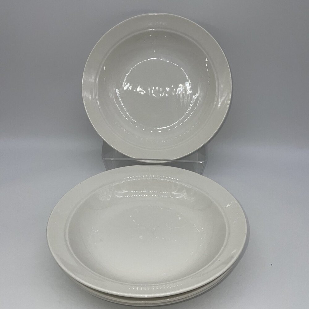 Sweden Rorstrand HallFast P555 Rim Soup Bowl 8 1/2” Off White Made In Set Of 4